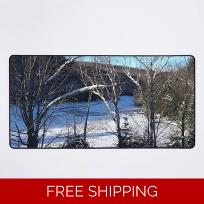 Le Studio Desk Mat Lake Perry Winter 2019